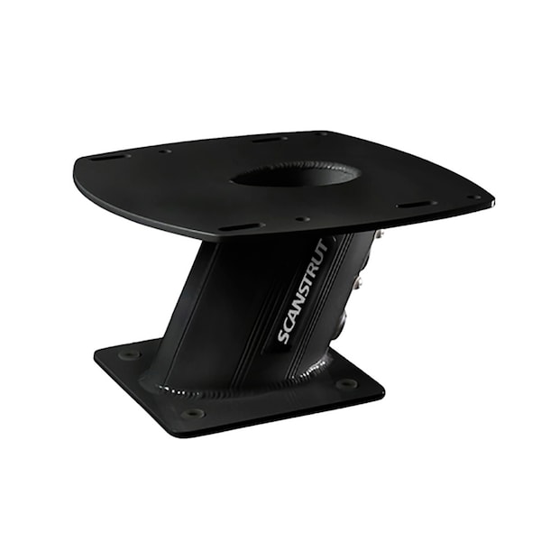 6" Alum 2kW/4kW Raymarine, Garmin, BR24/3G/4G Radomes Aft Lean-Black